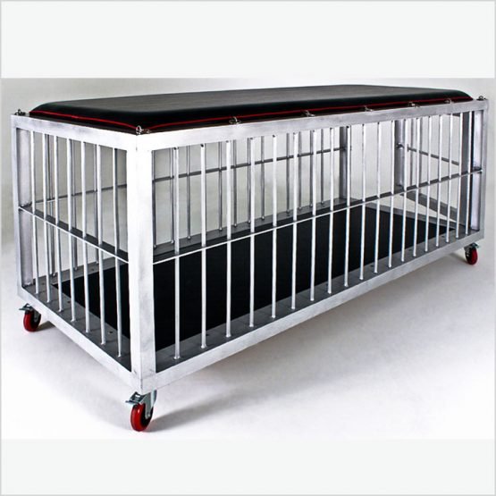 Large Aluminum Cage/Bed on wheels